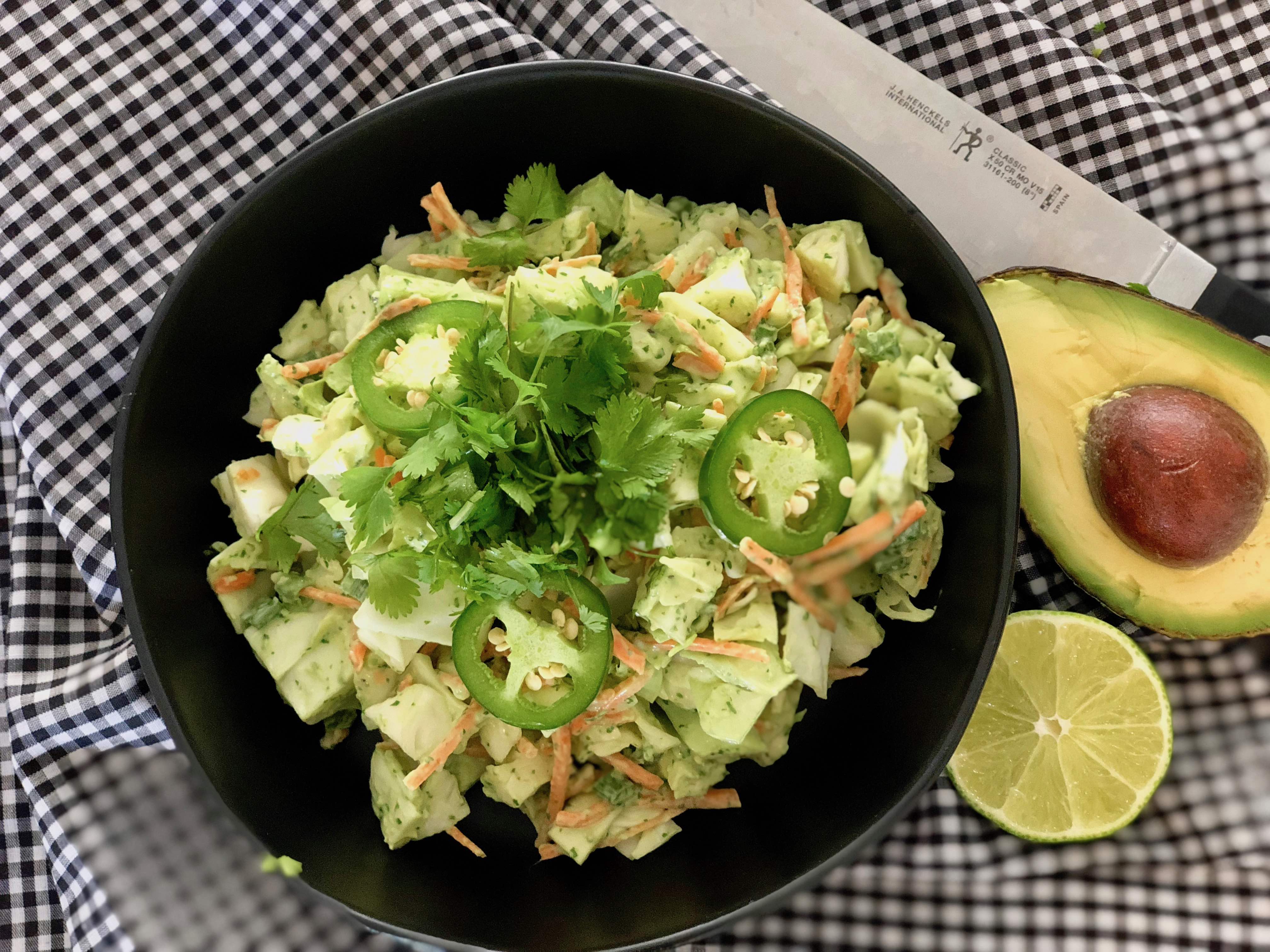 Healthy Mexican Coleslaw Recipe - www.amiofbs.com