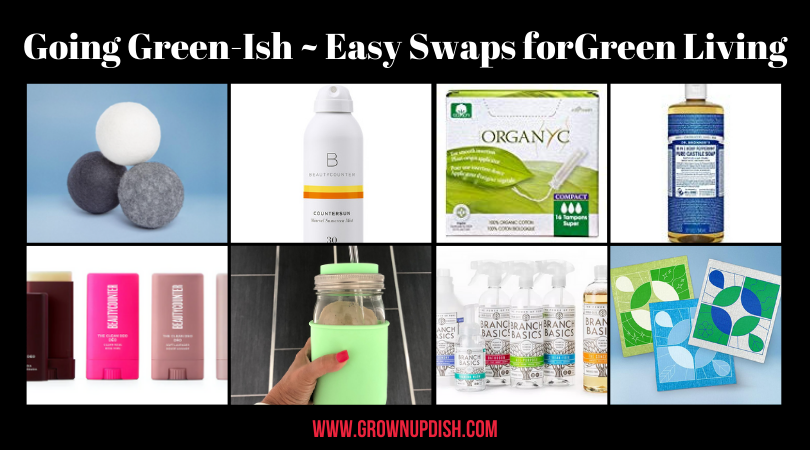 Here are my favorite beauty, clean living and green products for healthier, environmentally friendly home and beauty. Tell me YOUR favorite greener swaps! | www.amiofbs.com