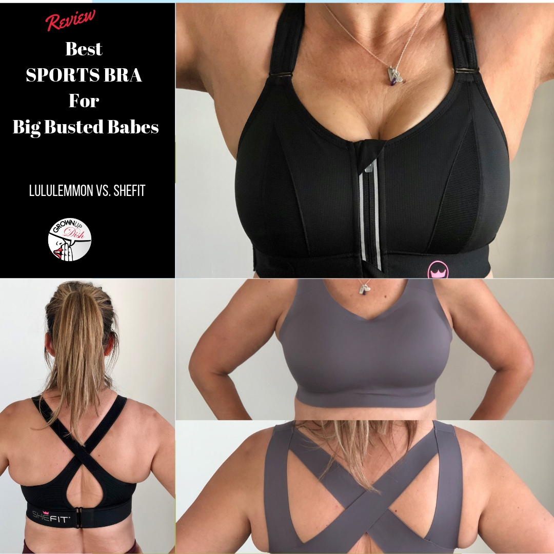A revealing review of the best sports bras for big busted babes: Lululemmon vs SheFit. Which one best supports "the girls"? | www.amiofbs.com