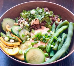 Make Whole 30 Instant Pot Korean Beef in an hour and use it to make fusion-style bowls, tacos or burritos. It's next-level Asian-fusion deliciousness! | www.amiofbs.com
