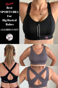 A revealing review of the best sports bras for big busted babes: Lululemmon vs SheFit. Which one best supports "the girls"? | www.amiofbs.com