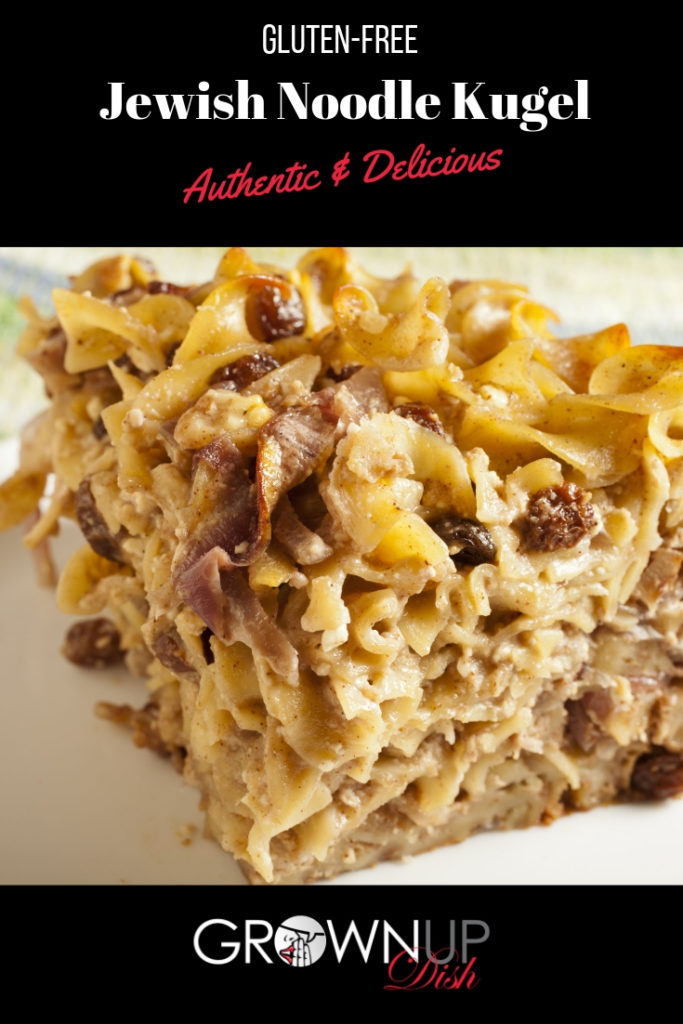 Noodle kugel is Jewish comfort food and this easy recipe eliminates wheat and processed sugar and it still tastes authentic and delicious.| www.amiofbs.com