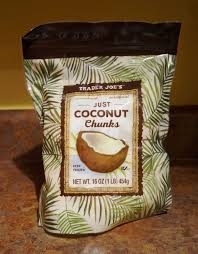 Trader Joe's Just Coconut - frozen coconut www.amiofbs.com