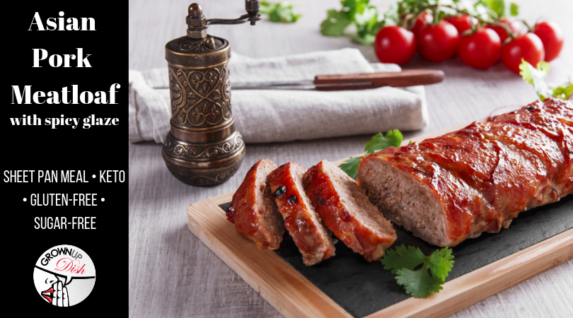 This delicious and easy Asian Pork Meatloaf recipe puts an Asian twist on homestyle meatloaf by using ground pork, Asian seasonings (ginger, garlic, green onion) and baking it with an irresistibly savory-sweet soy glaze. It's healthy, easy to prepare and really, really delicious. | www.amiofbs.com