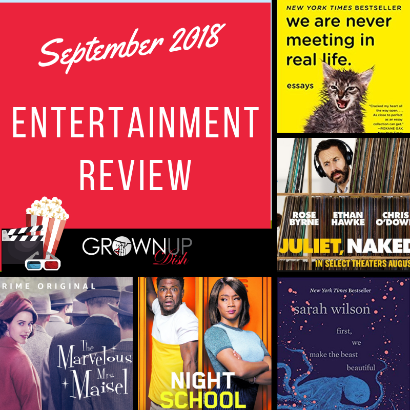 September 2018 entertainment review. Check out September's best and worst books, television and movies. Be sure to tell me your favorites in the comments. | www.amiofbs.com