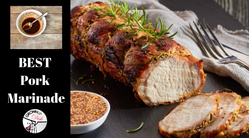 Best pork marinade will turn any kind of pork into a spicy, savory masterpiece. It's sugar-free, gluten-free, paleo, keto & Whole30 compliant. | www.amiofbs.com