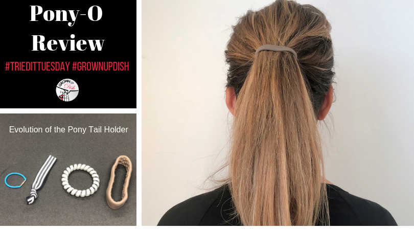 I've tried lots of ponytail holders but when I saw the Pony-O I had to try it and let you know if it was worth the $10 price tag. Here's my unbiased review. | www.amiofbs.com