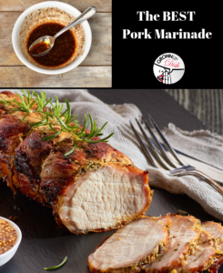 Best pork marinade will turn any kind of pork into a spicy, savory masterpiece. It's sugar-free, gluten-free, paleo, keto & Whole30 compliant. | www.amiofbs.com