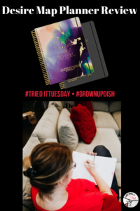 Review of Danielle LaPorte's Desire Map planner. It's so much more than a calendar; it's equal parts life designer, gratitude journal, & scheduler. | www.amiofbs.com