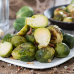 Healthy Crock-Pot Brussels Sprouts have three ingredients and they come out perfectly every time.  They're sugar-free, gluten-free, paleo, vegan and Whole30. | www.amiofbs.com
