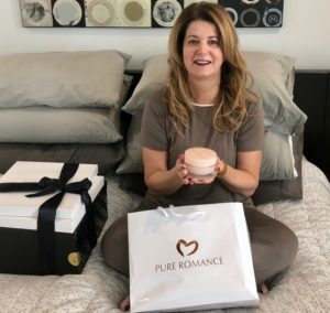 A review of Pure Romance gifts for moms featuring comfy loungewear, household items & beauty products. Special discount code & a product giveaway. | www.amiofbs.com