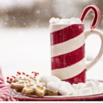 When you can't decide between hot chocolate and eggnog, get them both with this festive holiday drink mashup: Chocolate Nog. Only 4 ingredients! | www.amiofbs.com