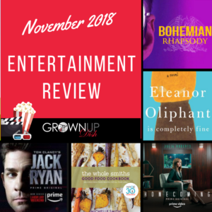 November 2018 entertainment review. Check out November's best and worst books, television and movies. Be sure to tell me your favorites in the comments. | www.amiofbs.com