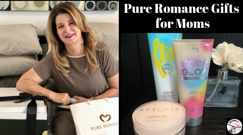 A review of Pure Romance gifts for moms featuring comfy loungewear, household items & beauty products. Special discount code & a product giveaway. | www.amiofbs.com