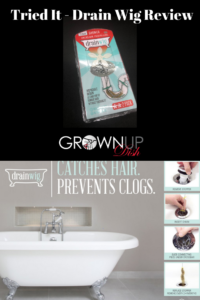 Amiofbs reviews the Drain Wig - a product that eliminates drain clogs in your shower and tub. Check out our unbiased #triedittuesday review. | www.amiofbs.com