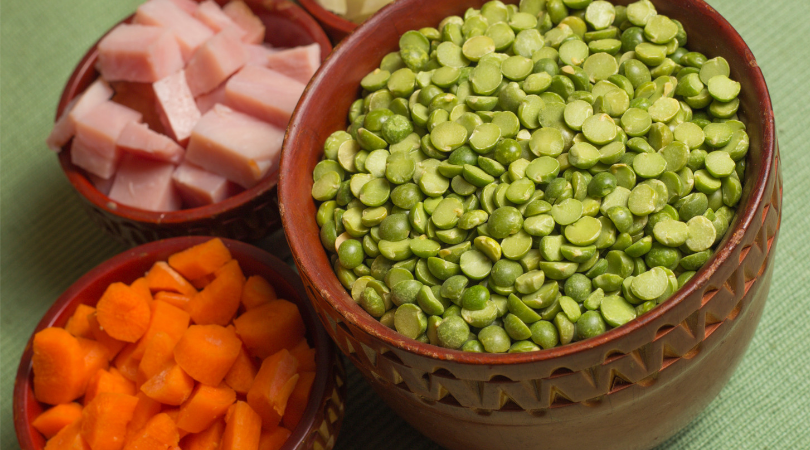 If winter is getting you down make Easy Peasy Split Pea Soup! It's hearty, comforting, packed with vegetables and it's gluten and sugar-free. Instant Pot or stovetop recipe. | www.amiofbs.com