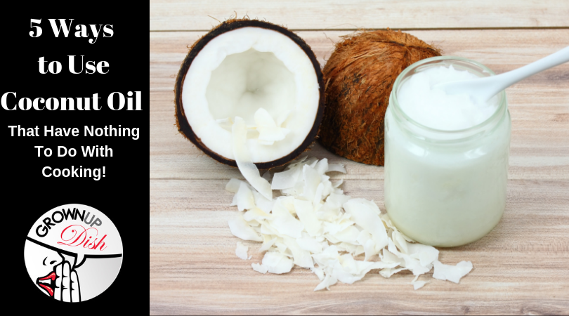 From oil pulling to furniture polish to diy beauty, here are five ways to use coconut oil that have nothing to do with cooking. Great tips & how to's. | www.amiofbs.com