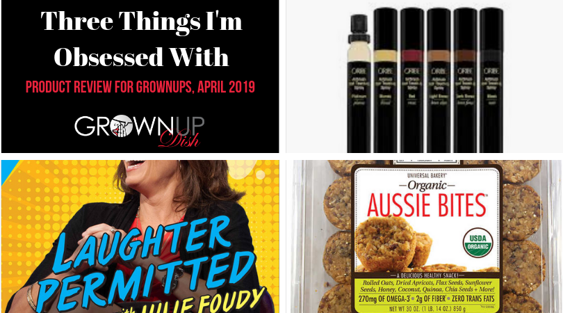 Three Things I'm Obsessed With April 2019 - Amiofbs unbiased product reviews of Aussie Bites, Oribe Root Spray and the Laughter Permitted podcast. | www.amiofbs.com