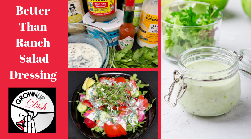 Everyone loves ranch dressing. But the bottled version is full of questionable ingredients. It's easy to make this Better Than Ranch Salad Dressing at home with just a few whole food ingredients. From there, you can make several variations including Blue Cheese Dressing, Green Goddess and Creamy Mexican. | www.amiofbs.com