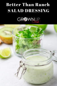 Everyone loves ranch dressing. But the bottled version is full of questionable ingredients. It's easy to make this Better Than Ranch Salad Dressing at home with just a few whole food ingredients. From there, you can make several variations including Blue Cheese Dressing, Green Goddess and Creamy Mexican. | www.amiofbs.com