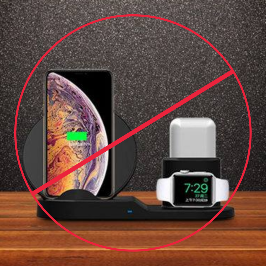 Amiofbs review of the Amp Mobile mobile charger - a device that claims to wirelessly charge your phone, ear buds and Apple watch simultaneously. | www.amiofbs.com
