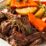 Healthy Slow Cooker Jewish Brisket is a taste-great, feel-good classic. It's sugar-free, gluten-free, keto, paleo & Whole30 compliant. | www.amiofbs.com