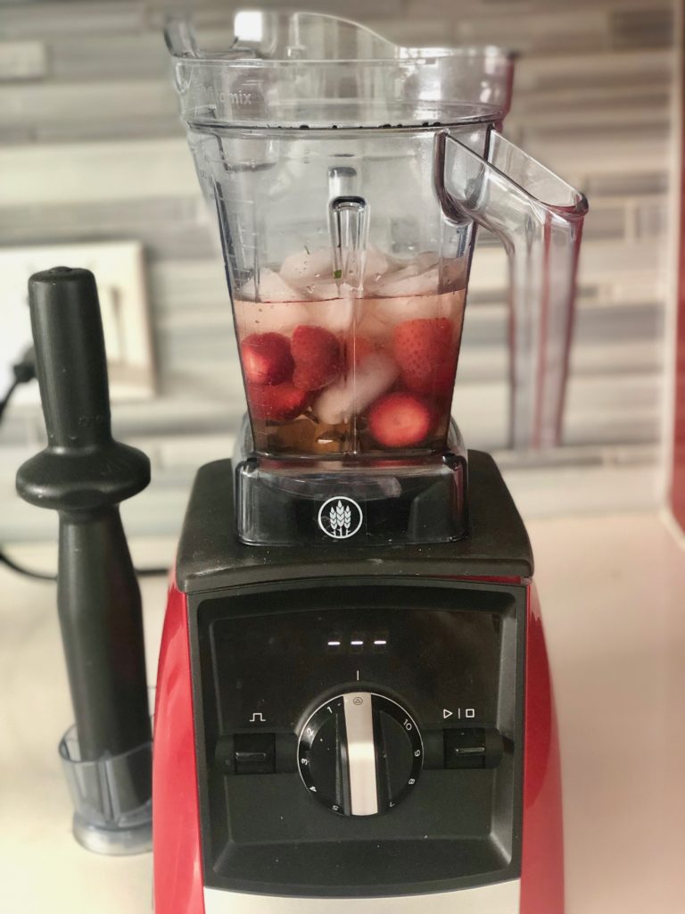 This not-too-sweet frosé is the perfect warm weather cocktail. With only three ingredients, it's refreshing, delicious and very easy to make. | www.amiofbs.com