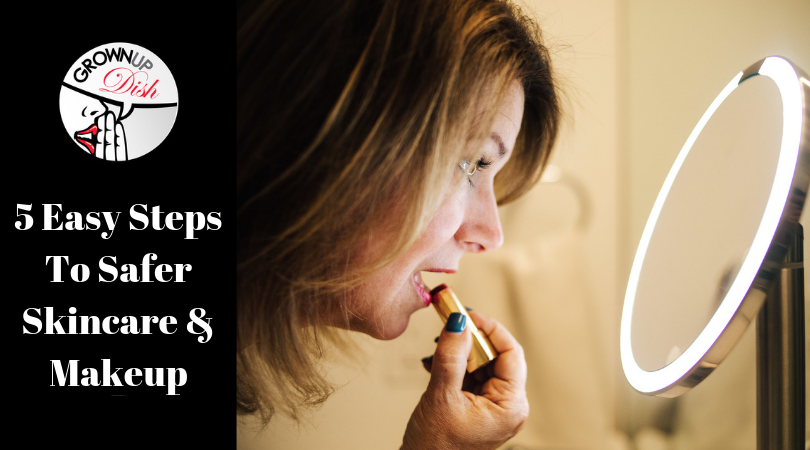 Don't be stressed or overwhelmed when switching to safer skincare and makeup. Check out my five easy steps, and the BEST resources to find great deals. | www.amiofbs.com