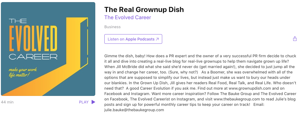 Diane McBride of Amiofbs chats with The Evolved Career podcast about her marketing career, building & selling a company and launching a lifestyle blog. | www.amiofbs.com