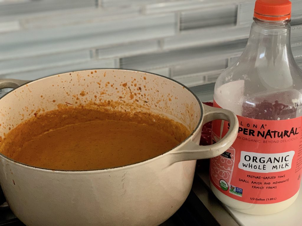 What's better than homemade creamy tomato soup made from 6 ingredients? Nothing! Make it in one pot in 30 min. Vegan, Whole30, sugar-free & Paleo too. | www.amiofbs.com