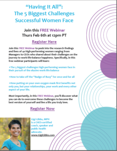 Health coach Gigi Gibbs shares her latest research on the challenges high-performing women face and how to overcome them to be the best version of yourself. | www.amiofbs.com