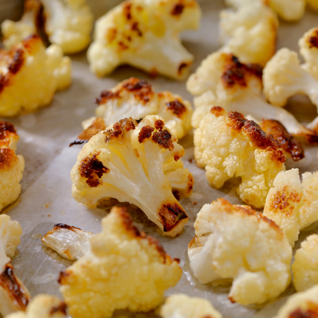 Creamy browned butter cauliflower soup uses clean ingredients but tastes rich and decadent. Vegetarian and keto and can also be made vegan. | www.amiofbs.com