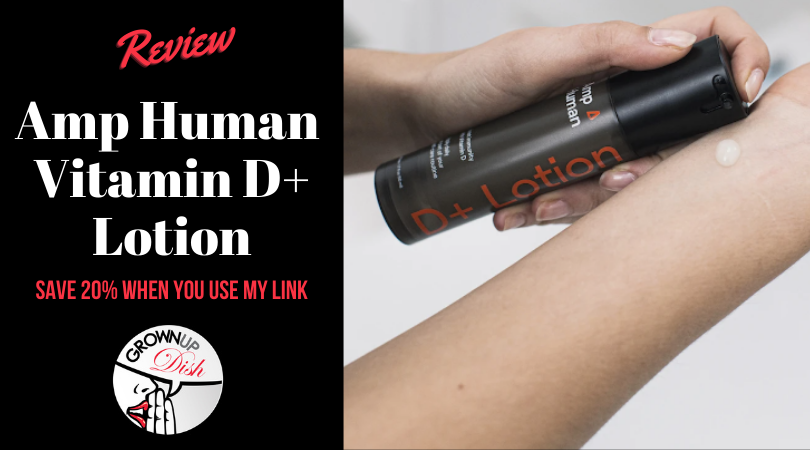 Dramatically boost your Vitamin D levels without pills. Read my unbiased review of Amp Human Topical Vitamin D & use my link for 20% off. | www.amiofbs.com