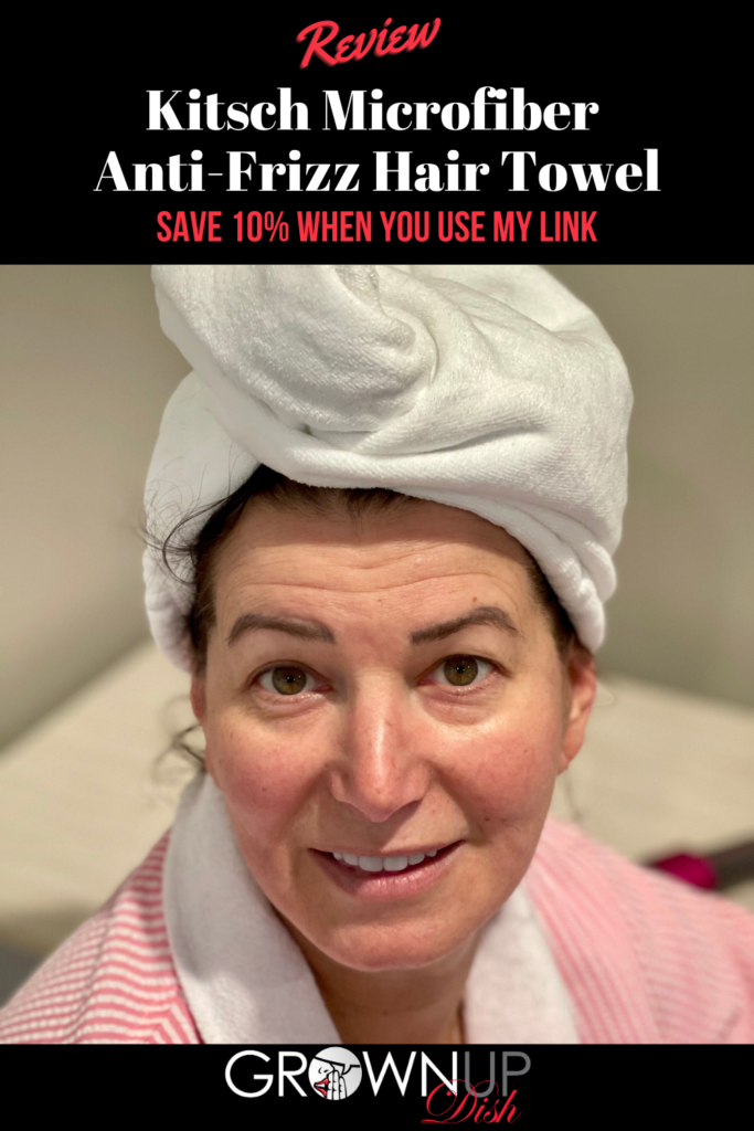Unbiased review of Kitsch microfiber hair towel - the holy grail for frizz free hair! Save 10% on any Kitsch product with my discount code. | www.amiofbs.com