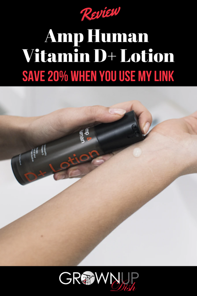 Dramatically boost your Vitamin D levels without pills. Read my unbiased review of Amp Human Topical Vitamin D & use my link for 20% off. | www.amiofbs.com