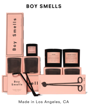 Boy Smells Candles