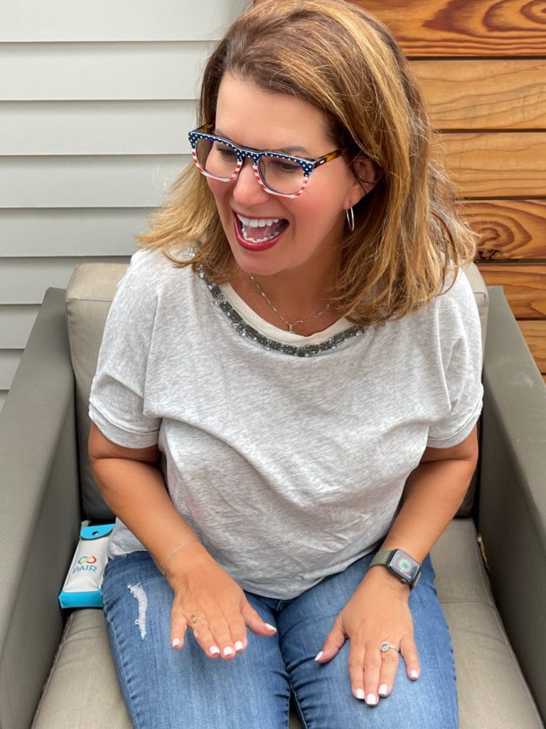 Review of Pair Eyewear interchangeable magnetic eyeglass frames for adults - an affordable way to change the look of your glasses. Use my discount code for 10% off.| www.amiofbs.com