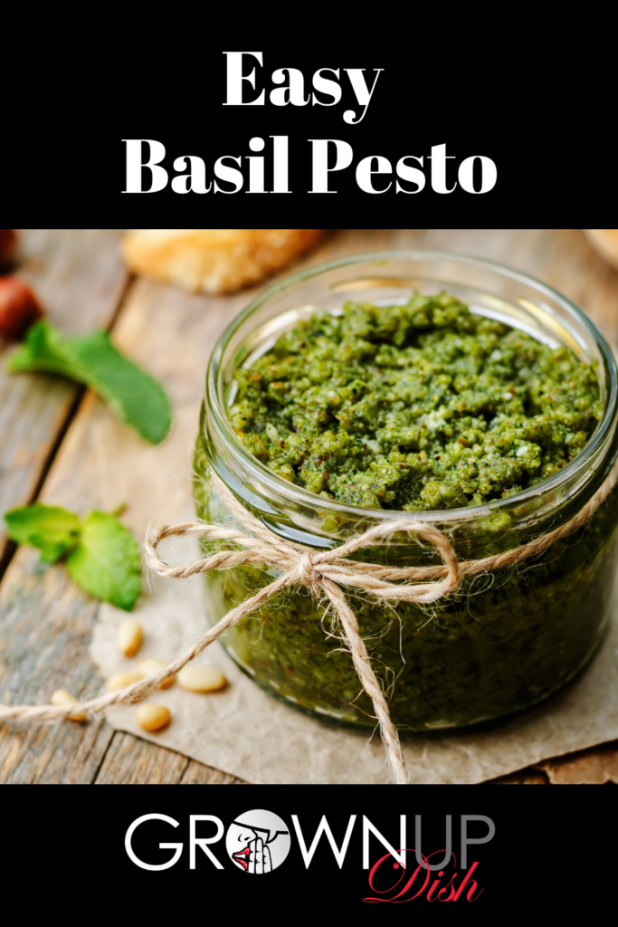 Easy Basil Pesto recipe is versatile and simple. Put the ingredients in a food processor and voila. Plus lots of ways to use pesto and storage tips. | www.amiofbs.com