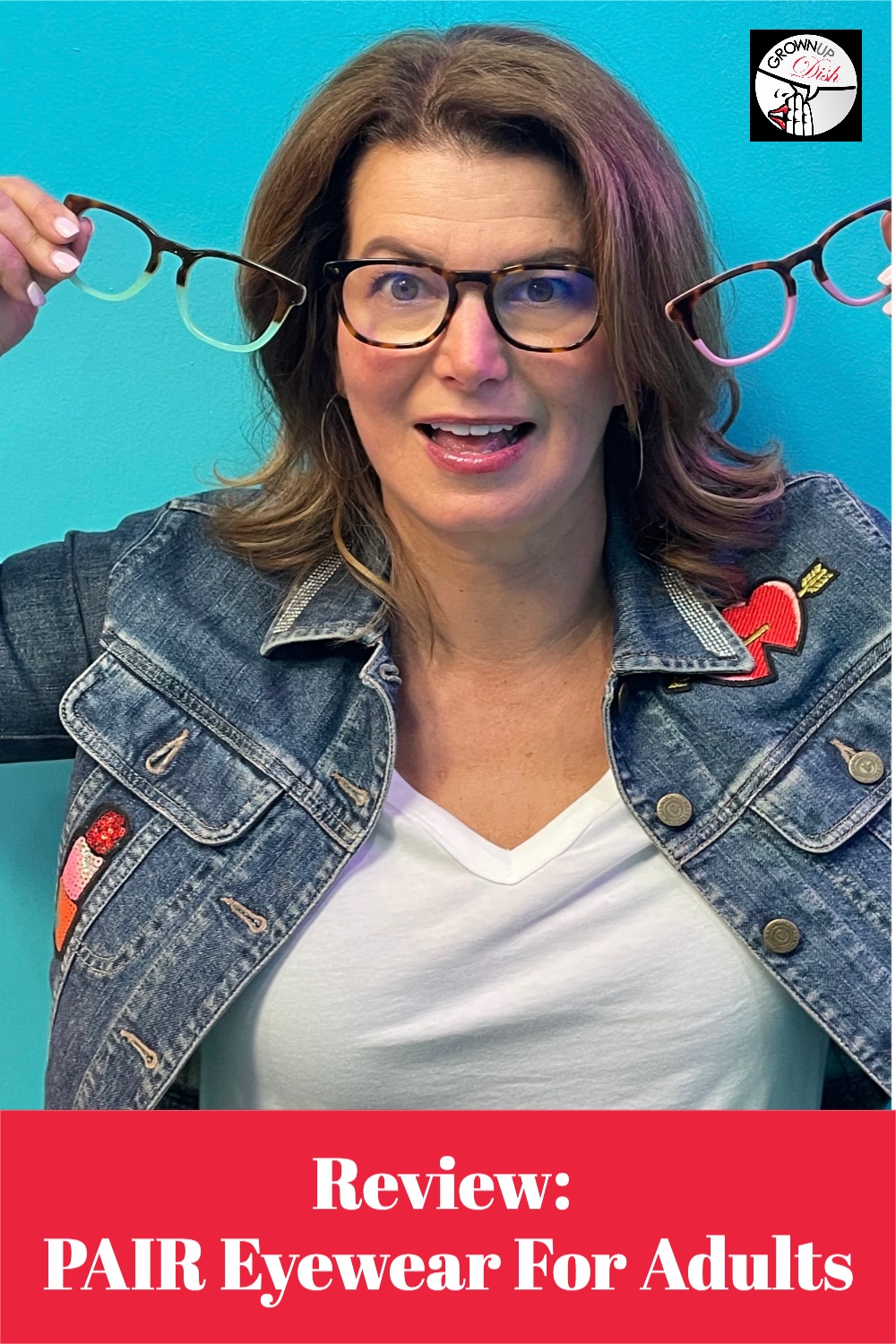 Review of Pair Eyewear interchangeable magnetic eyeglass frames for adults - an affordable way to change the look of your glasses. Use my discount code for 10% off. | www.amiofbs.com