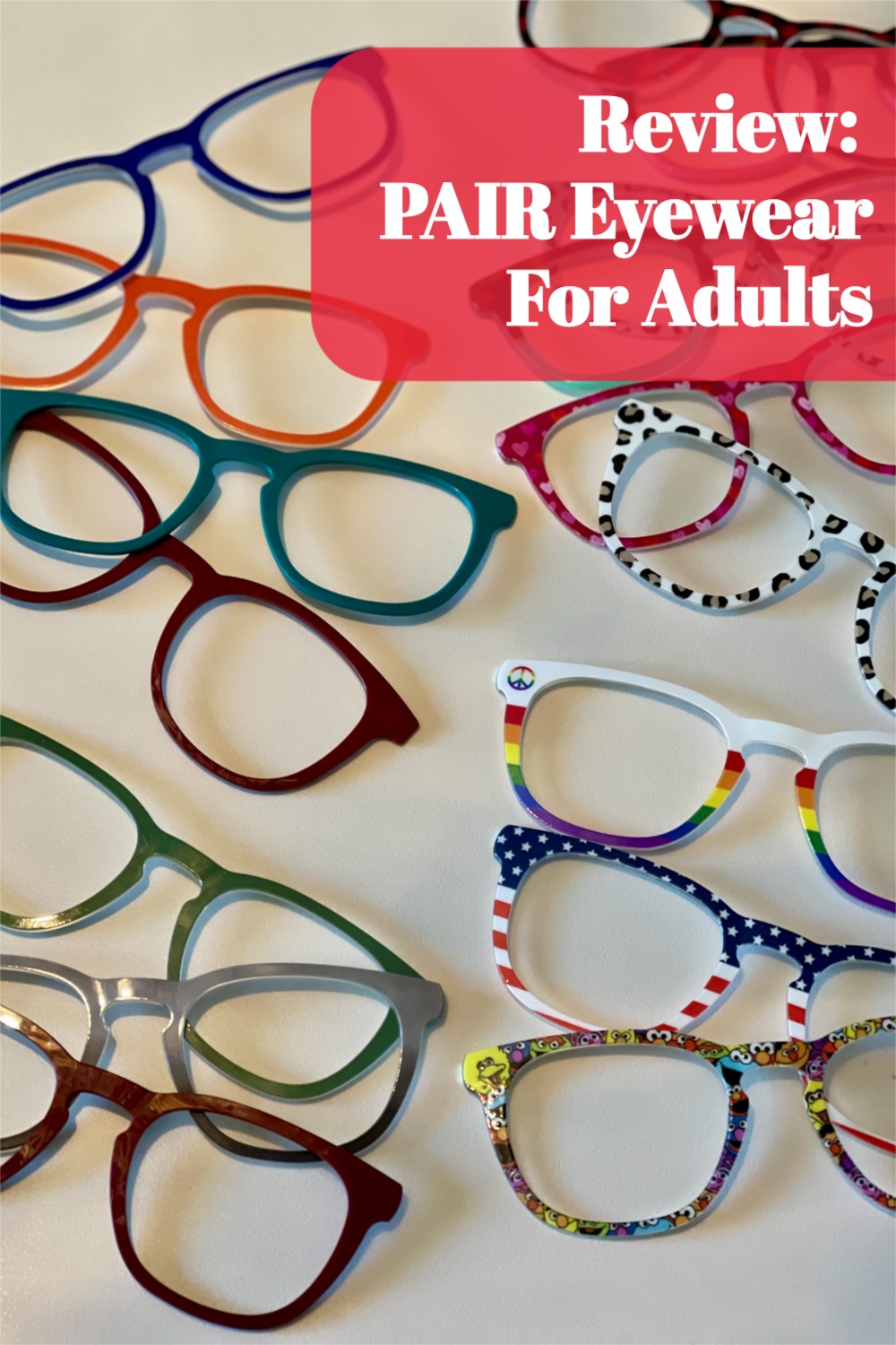 Review of Pair Eyewear interchangeable magnetic eyeglass frames for adults - an affordable way to change the look of your glasses. Use my discount code for 10% off. | www.amiofbs.com