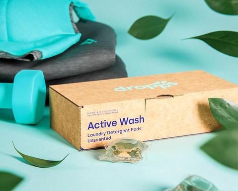 Do your workout clothes stink? Read my review of Dropps Active Wash Laundry Detergent Pods. Discount when you shop with my link. | www.amiofbs.com