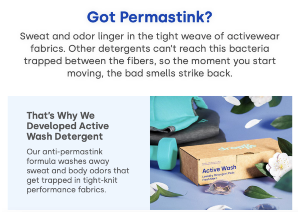 Do your workout clothes stink? Read my review of Dropps Active Wash Laundry Detergent Pods. Discount when you shop with my link. | www.amiofbs.com
