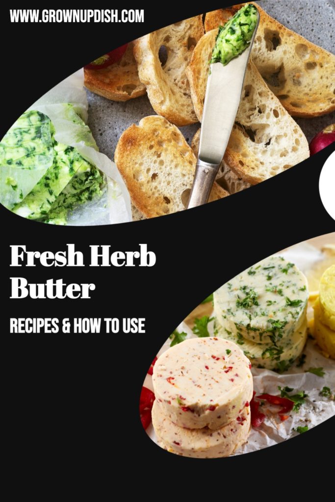 Fresh herbs can be turned into fresh herb butter in minutes. There are endless variations and uses for this versatile condiment | www.amiofbs.com