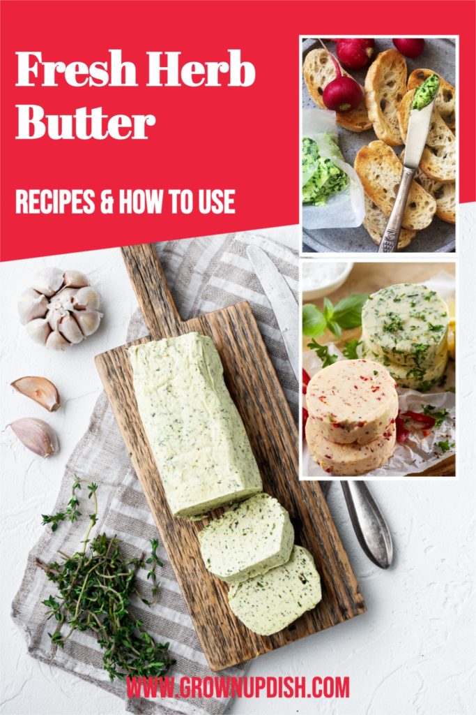 Fresh herbs can be turned into fresh herb butter in minutes. There are endless variations and uses for this versatile condiment | www.amiofbs.com