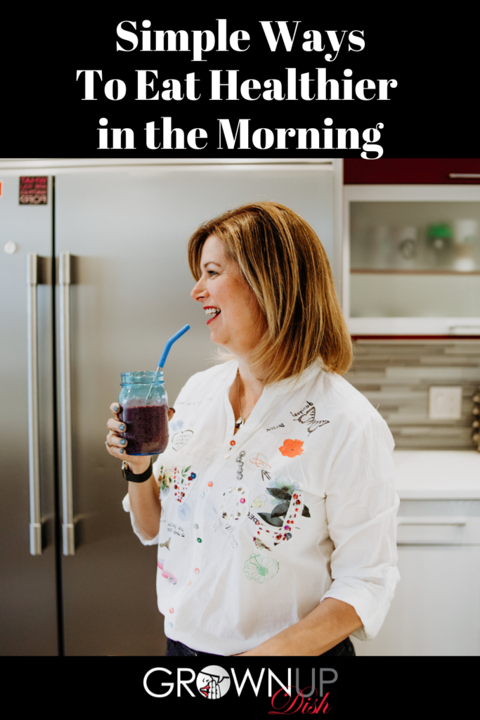 Eating better breakfasts doesn’t have to be complicated. Here are four simple ways to eat healthier in the morning while saving time in your schedule. | www.amiofbs.com
