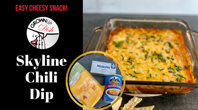 If you've visited Cincinnati you likely tried iconic Skyline chili. Skyline Chili Dip is a three-ingredient, cheesy appetizer that's sure to please. | www.amiofbs.com