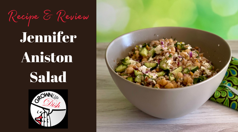 Amiofbs makes and reviews the viral TikTok Jennifer Aniston Salad. It’s easy, tasty, healthy and great for meal prep. | www.amiofbs.com