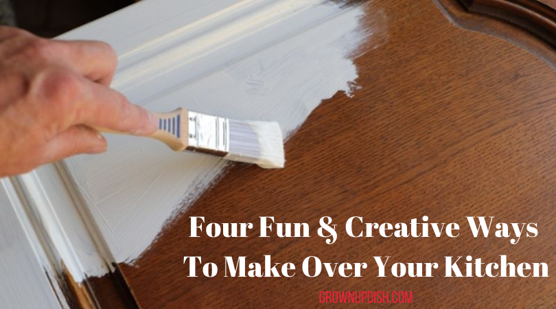 Make your kitchen your favorite room in the house. These four fun and creative ways to make over your kitchen will transform the look of your home. | www.amiofbs.com
