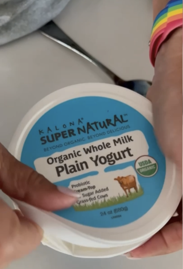 Creamy frozen yogurt bark is a protein-packed treat everyone will love. It's made with just a few ingredients & it's infinitely customizable. | www.amiofbs.com