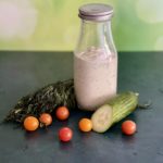 Creamy Dreamy Lemon Dressing lives up to its name. It's made with only four high-quality ingredients and is versatile and delicious. Try it and see! | www.amiofbs.com
